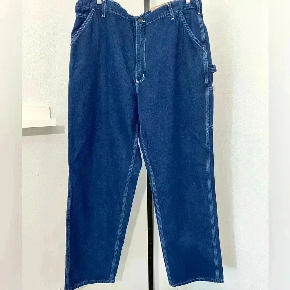 New Carhartt Original Work Dungarees B13 Loose Fit Dead Stock Utility 42 x 34 - Picture 4 of 11